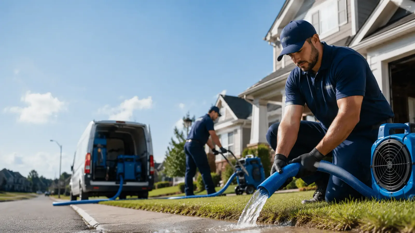 Flood Damage Restoration in House, NM